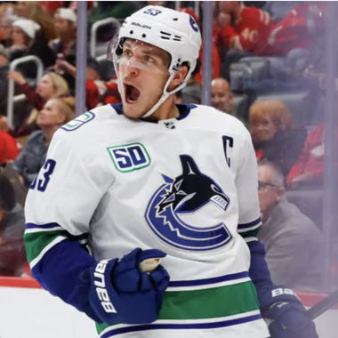Image for Canucks captain Horvat forced to leave wife, newborn at home ahead of Cup chase